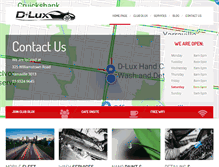 Tablet Screenshot of dluxwash.com.au